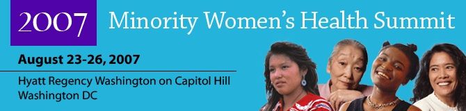 Minority Women's Health Summit Banner