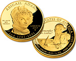 Abigail Adams First Spouse Gold Proof Coin