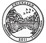 2011 ATB SILVER COIN - CHICKASAW