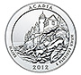 2012 ACADIA SILVER UNC COIN