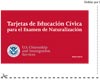 Civics Flash Cards (Red) - Cut-out (Spanish)