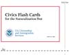 Civics Flash Cards (White) - Cut-out