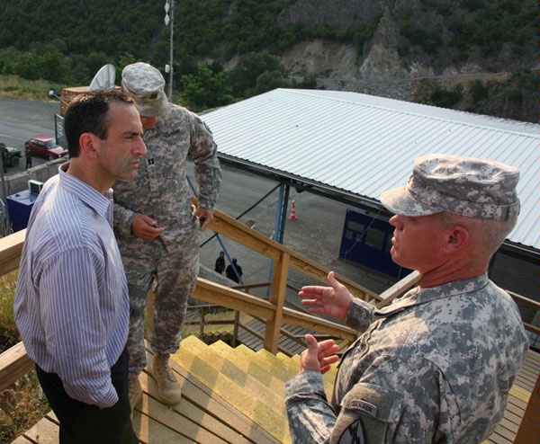 Assistant Secretary Gordon meets with NATO's Kosovo Force (KFOR) officials during travel to northern Kosovo.
