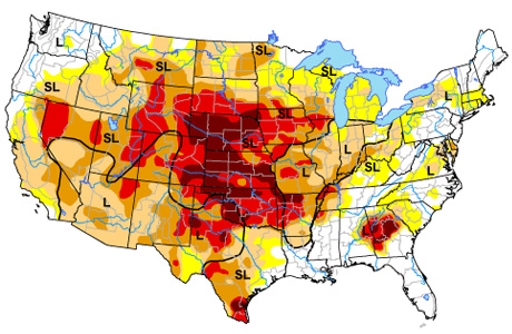 U.S. Drought Monitor Update for September 11, 2012