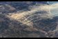 Aerial view, looking down on dust plumes over Baja California