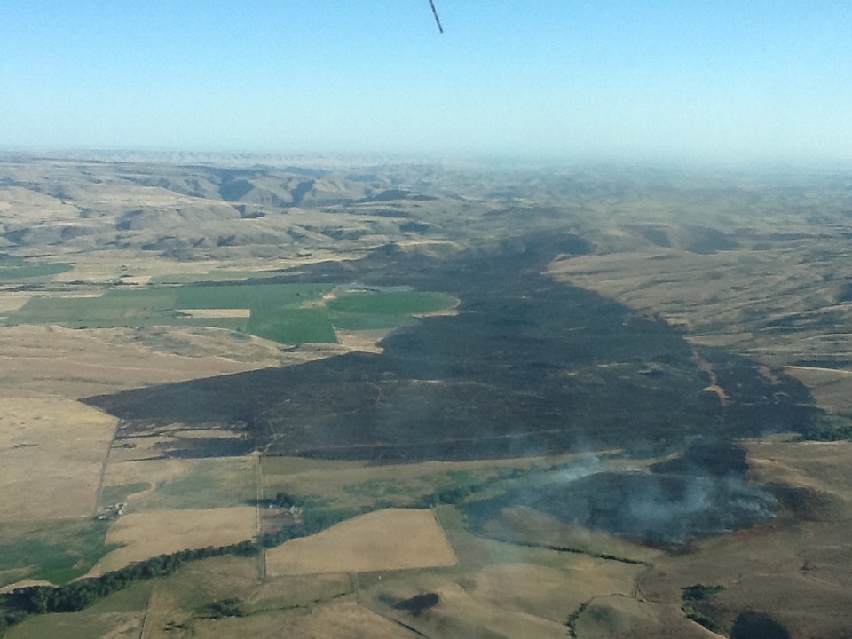 image of fire in distance