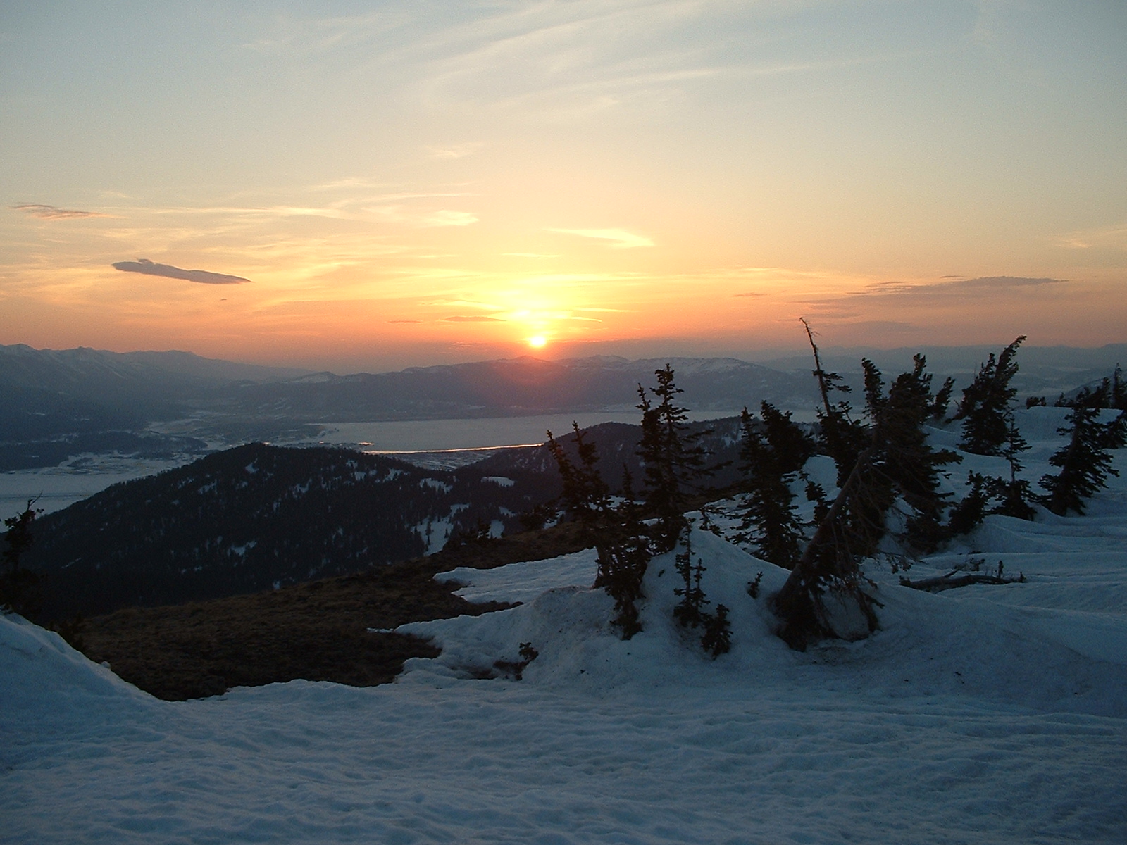 Sunset on Two Top Mountain