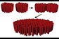 long, stiff virus particles dispersed with a polymer in water form membranes