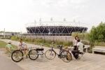 Olympic stadium, with a roof made of 2,500 tons of steel tubing from recycled gas pipelines, is one example of sustainable design that is part of London's 500-acre Olympic Park. | Photo courtesy of iStock user <a href="http://www.istockphoto.com/user_view.php?id=2255267">Johnny Greig</a>.
