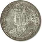 The Isabella Commemorative Quarter Obverse