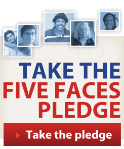 Take the Five Faces Pledge Now