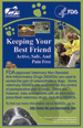 Keeping Your Best Friend Active, Safe and Pain Free poster