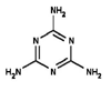 chemical structure of melamine