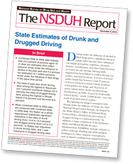 cover of State Estimates of Drunk and Drugged Driving—click to view publication