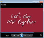 Photo: Let's Stop HIV Together Video