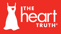 The Heart Truth knock-out logo red
