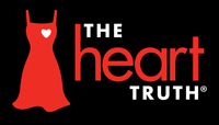 The Heart Truth two-color knock-out logo