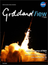 cover of Goddard View showing ATREX launch