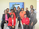 Eleven Champion women from Baton Rouge pose together.