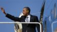 12일 민주당 대선 유세가 열리는 라브베가스로  가기 위해 전용기에 오르는 바락 오바마 미국 대통령.