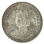 1893 Commemorative coin featuring Queen Isabella of Spain