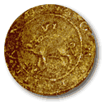 Obverse and reverse of Sommer Island Sixpence.