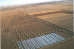 An aerial view of Sapphire Energy's integrated biorefinery in Luna County, New Mexico. | Photo courtesy of Sapphire Energy. 