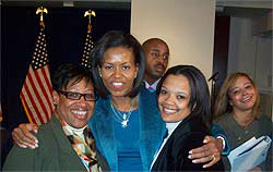 First Lady Michelle Obama with members of GSA's Presidential Transition Team