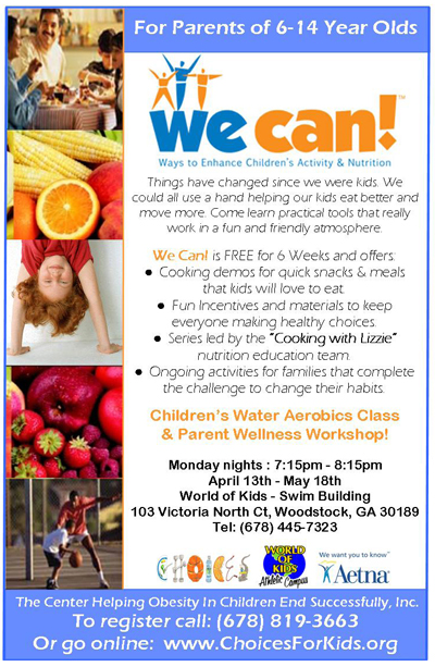 Flier for CHOICES program featuring We Can!