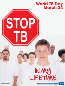 Poster for Stop TB campaign