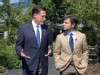PHOTO: George Stephanopoulos, right, sat down with Mitt Romney in Vienna, Va., for an exclusive interview, Sept. 13, 2012.