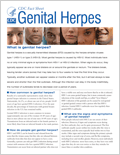 Genital Herpes - Fact Sheet