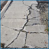 Cracked Sidewalk