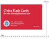 Civics Flash Cards (Red) - Cut-out