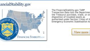 FinancialStability.gov TARP Transactions Data