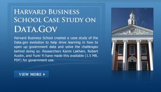 Harvard Business School Case Study on Data.gov