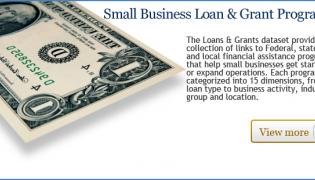 Loans & Grants Search