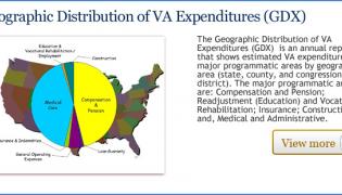 Veterans Affairs Geographic Distribution of Expenses