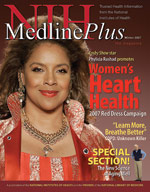 The Cover of the Winter 2007 issue of medlineplus magazine