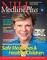 The Cover of the Winter 2012 issue of MedlinePlus the magazine