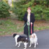 Rita Smith with her two dogs