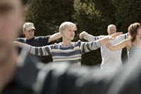 Photo: adults exercising