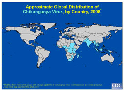 Image: Chikungunya World Map