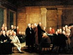 Congress Voting the Declaration of Independence