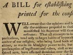 A Bill for Establishing Religious Freedom