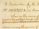 Draft of Declaration of Independence