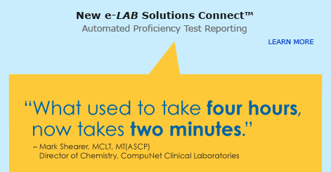 New e-LAB Solutions Connect™