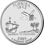 Florida Quarter Reverse