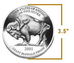 Replica of U.S. Mint American Buffalo Commemorative Coin