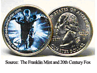 "Silver Surfer Quarters" Source:The Franklin Mint and 20th Century Fox